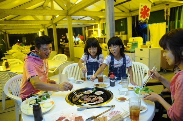 BBQの様子