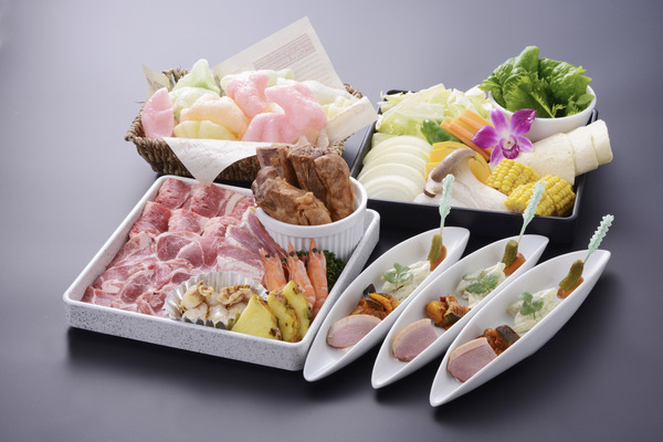 夜のBBQセット