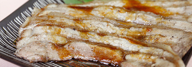 十勝風炭火焼豚皿（中級バーベキューレシピ）