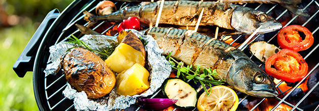 バーベキューにおける魚や貝の上手な焼き方