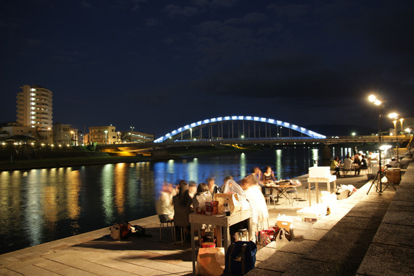 夜の狩野川