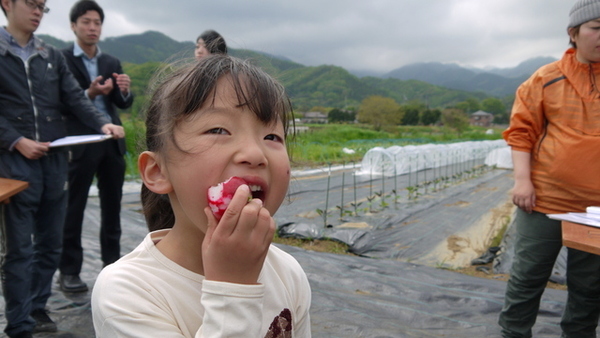 有機無農薬だから収穫後すぐ食べれちゃう！