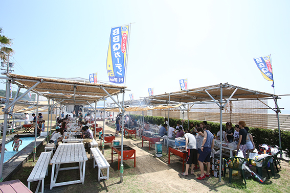 バーベキュー風景