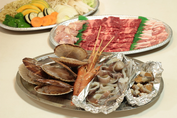 肉海鮮ミックスコース