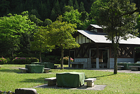 屋外BBQ場