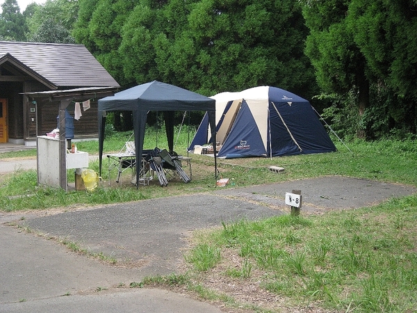 テント（常設、持込）