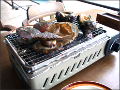 焼き貝盛り合わせ（例）