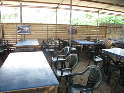 バーベキュー場内