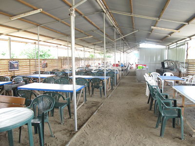 バーベキュー場内