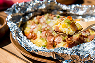 ホイルチャーハン（初級バーべキューレシピ）