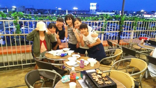 みんなで楽しくBBQ