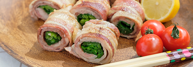 豚バラ香草巻き（初級バーべキューレシピ）