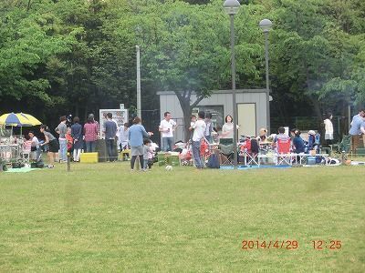 BBQの様子