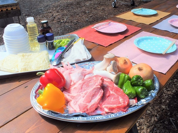 Fuji.Forest Premium BBQ（食材イメージ）