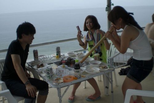 BBQの様子