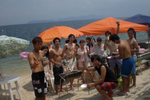 BBQの様子