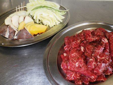 BBQ食材 肉と野菜