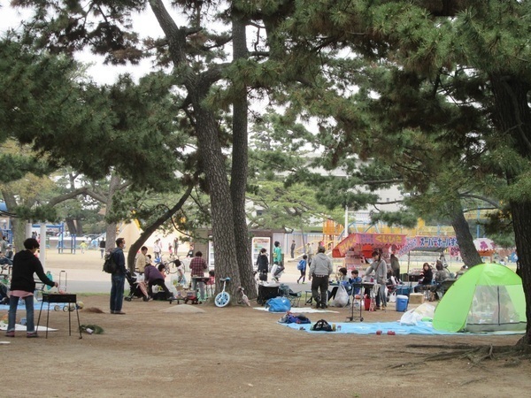バーベキュー風景