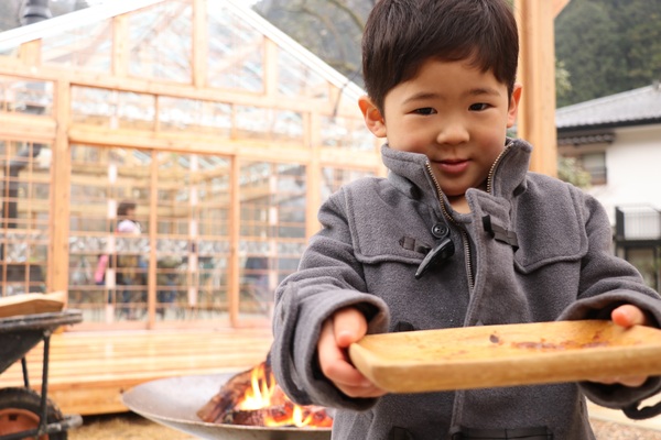お子様と自然を満喫しながらBBQ