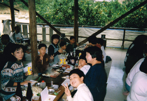BBQの様子