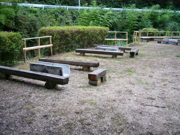 屋外バーベキュー場近景