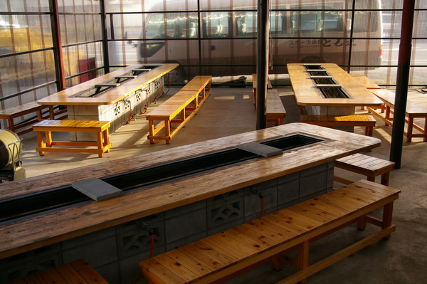 BBQ場