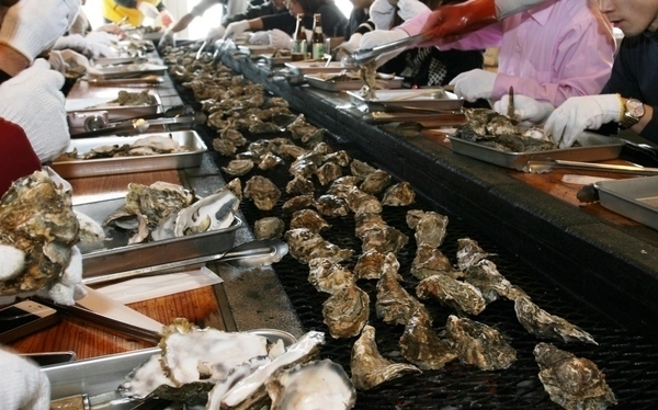 牡蠣の食べ放題