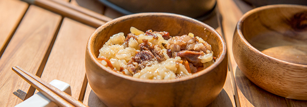 締めの焼肉炊き込みご飯（初級レシピ）