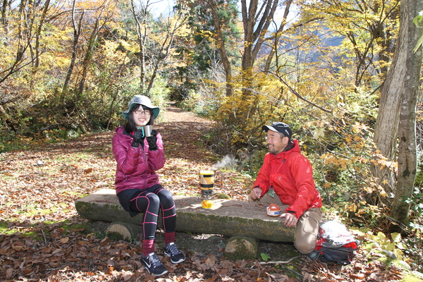 剱岳の登山基地・馬場島荘周辺の森をゆっくり歩きます