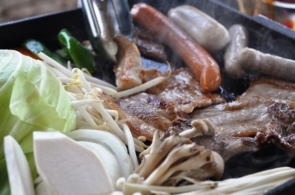 BBQの様子