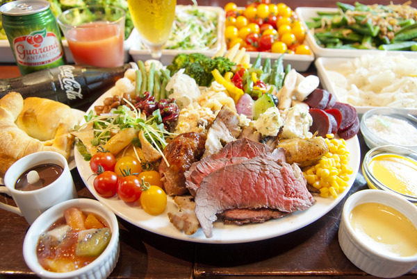 シュラスコ＆ビュッフェ食べ放題（120分）