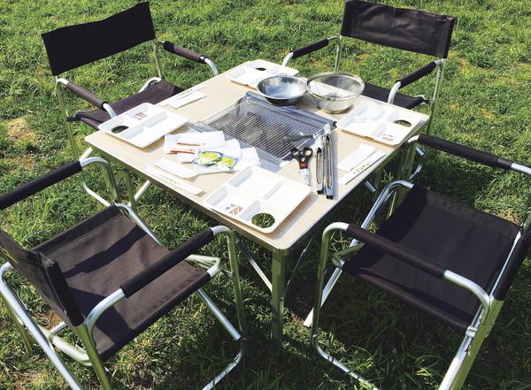 BBQに必要な道具はすべて料金に含まれています