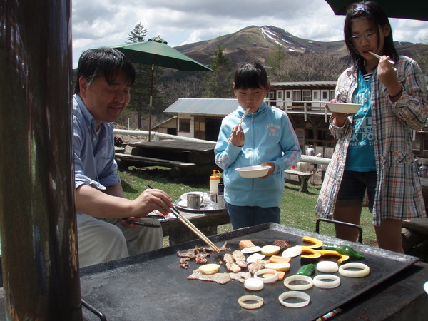 BBQの様子
