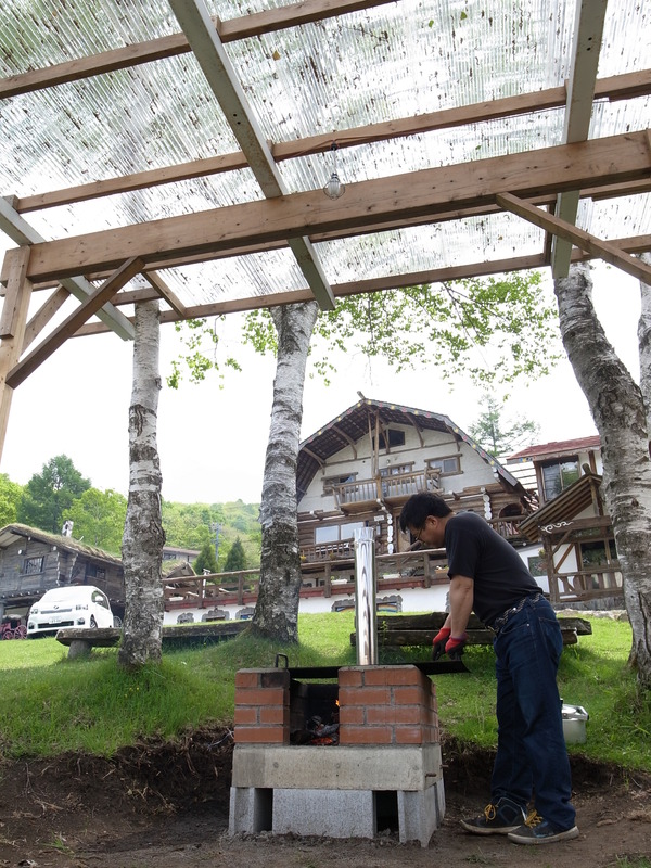 BBQの様子