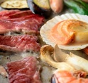 季節食材の鉄板バーベキュー