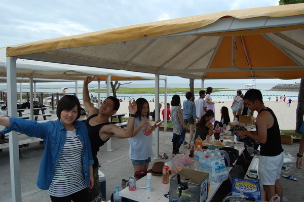 BBQの様子