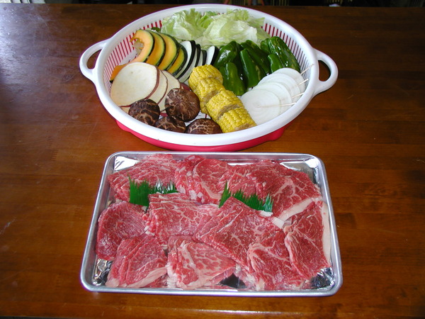 バーベキューセット（2,600円Ｘ4人前）