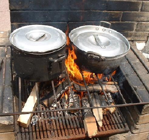カレー調理