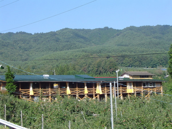 農園内に併設したバーベキューハウス