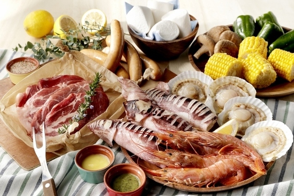 シーフードBBQプラン（2,700円）