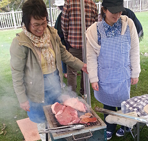 ポイントはアルミホイルで包んで少々寝かす