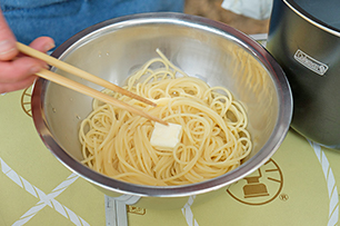 炭火焼きタラコスパゲッティ―_行程3
