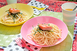 炭火焼きタラコスパゲッティ―_行程5