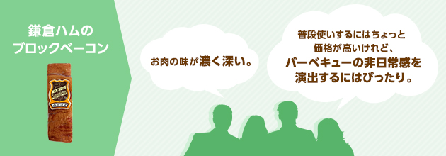 鎌倉ハムのブロックベーコン