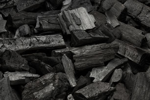 木炭（ホームセンターなどでよく見かける黒炭の廉価版）