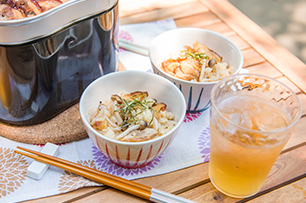 蒲焼鶏炊き込みご飯