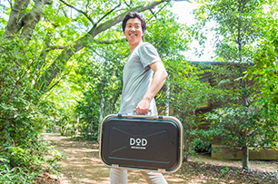 スーパーイージーBBQグリルをバーベキュー場に持参