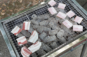 季節の野菜と豚肉のペンネ_行程3