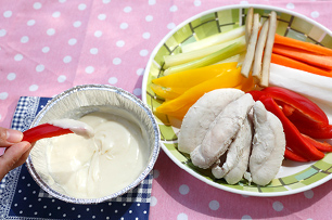 ササミ＆野菜ディップ_行程4