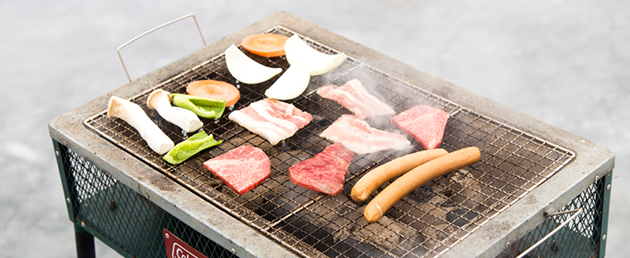 氷上BBQ